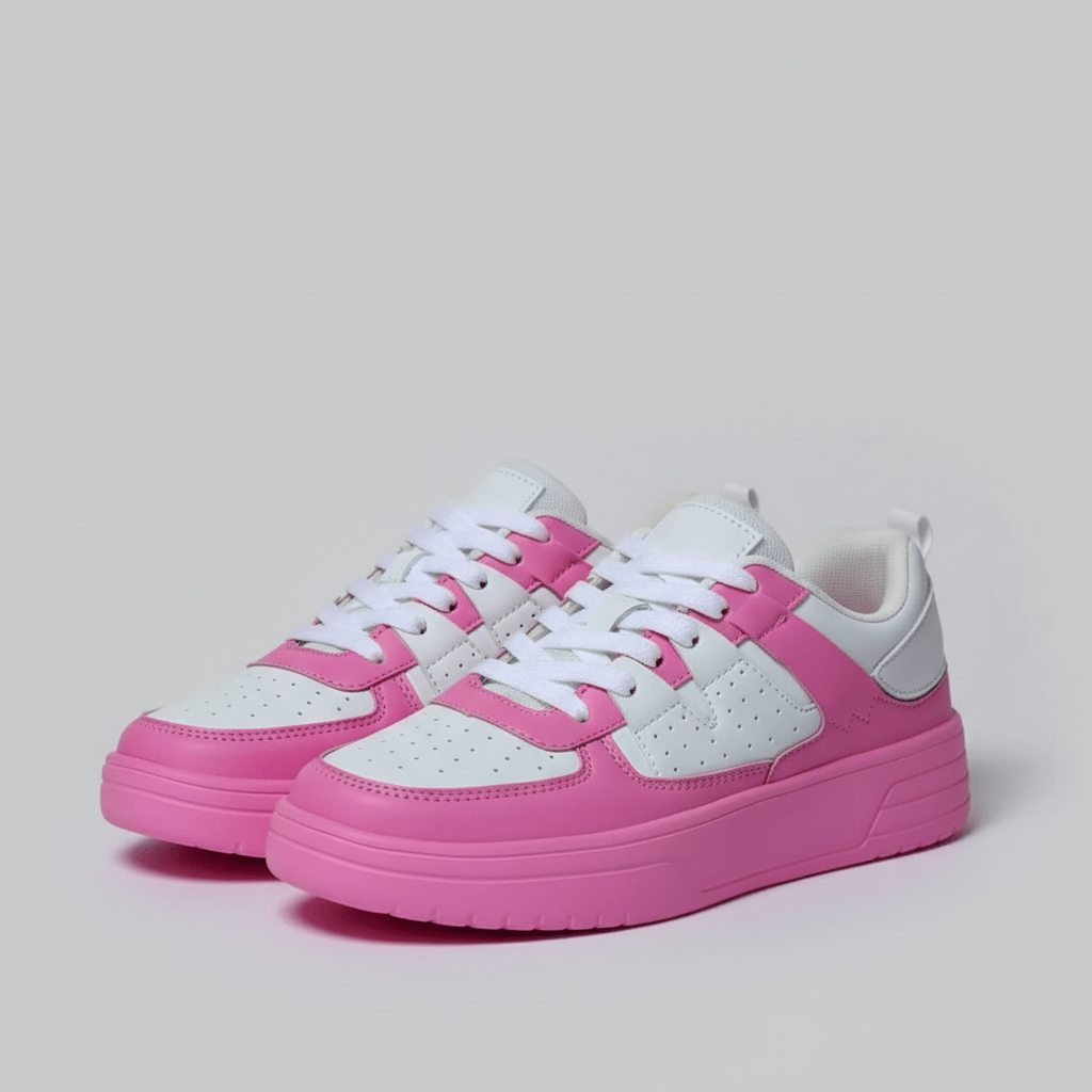 Cherie Trend Style Sneakers with Platform Sole