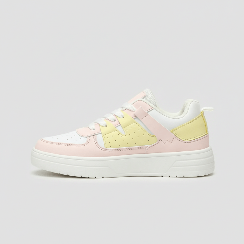 Cherie Trend Style Sneakers with Platform Sole