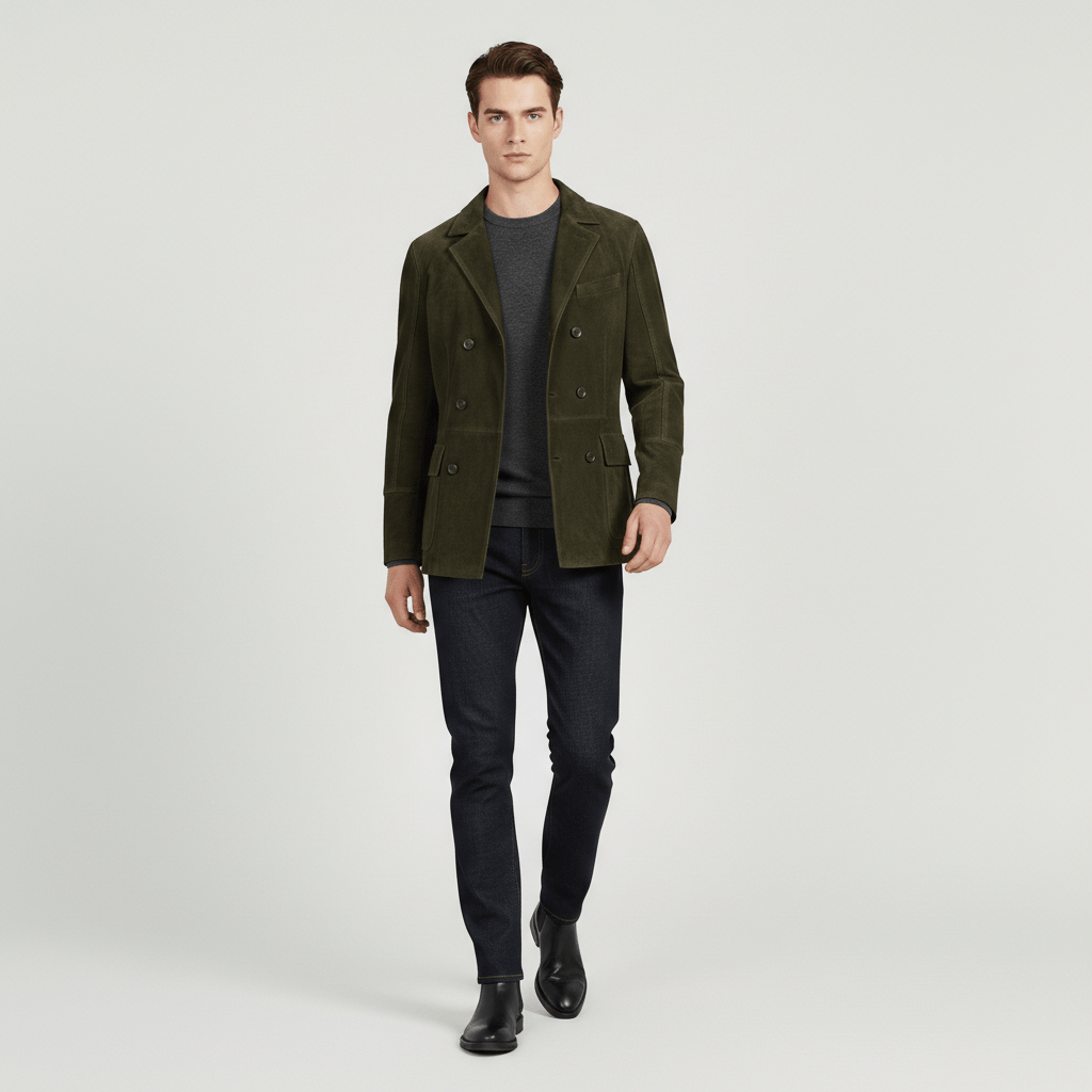 Dale Double Breasted Blazer Classic Tailored Blazer