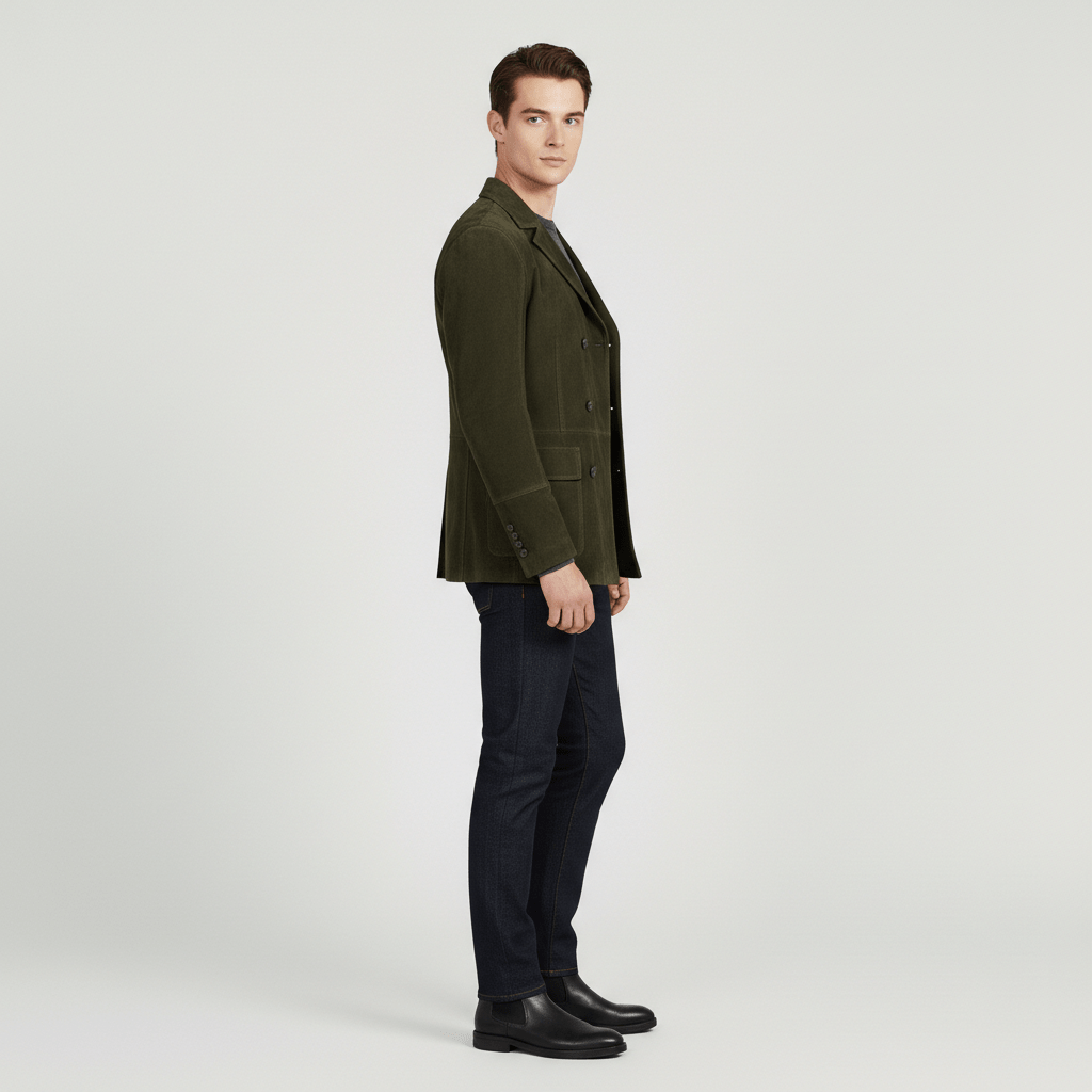 Dale Double Breasted Blazer Classic Tailored Blazer