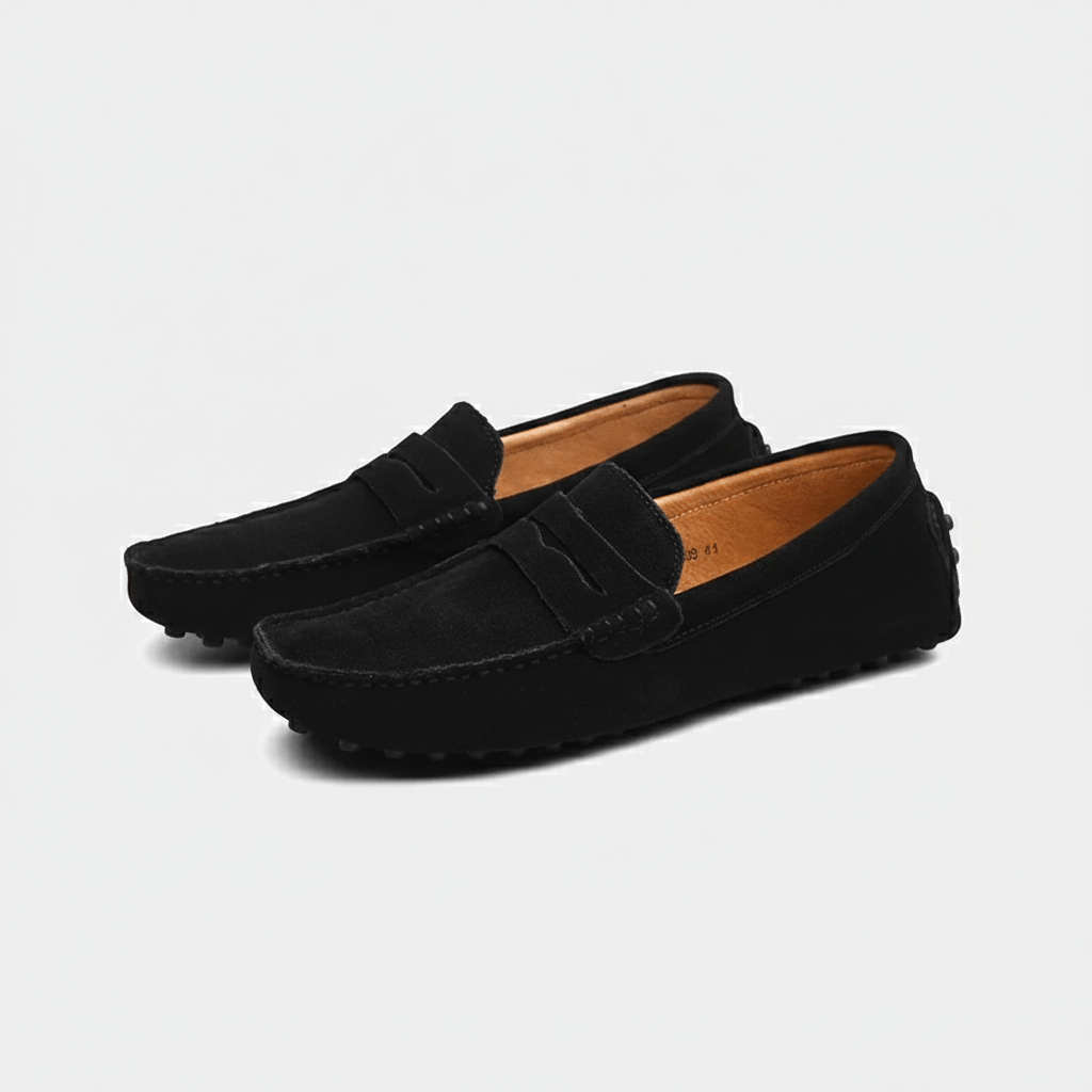 Darren Classic Driving Loafers with Flexible Grip Sole
