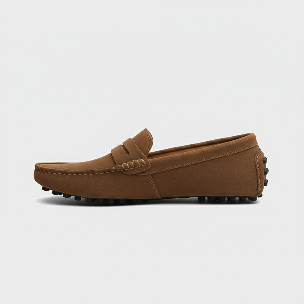 Darren Classic Driving Loafers with Flexible Grip Sole