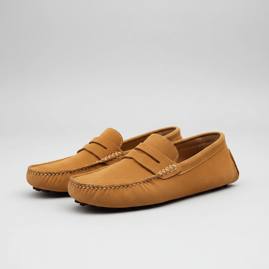 Darren Classic Driving Loafers with Flexible Grip Sole