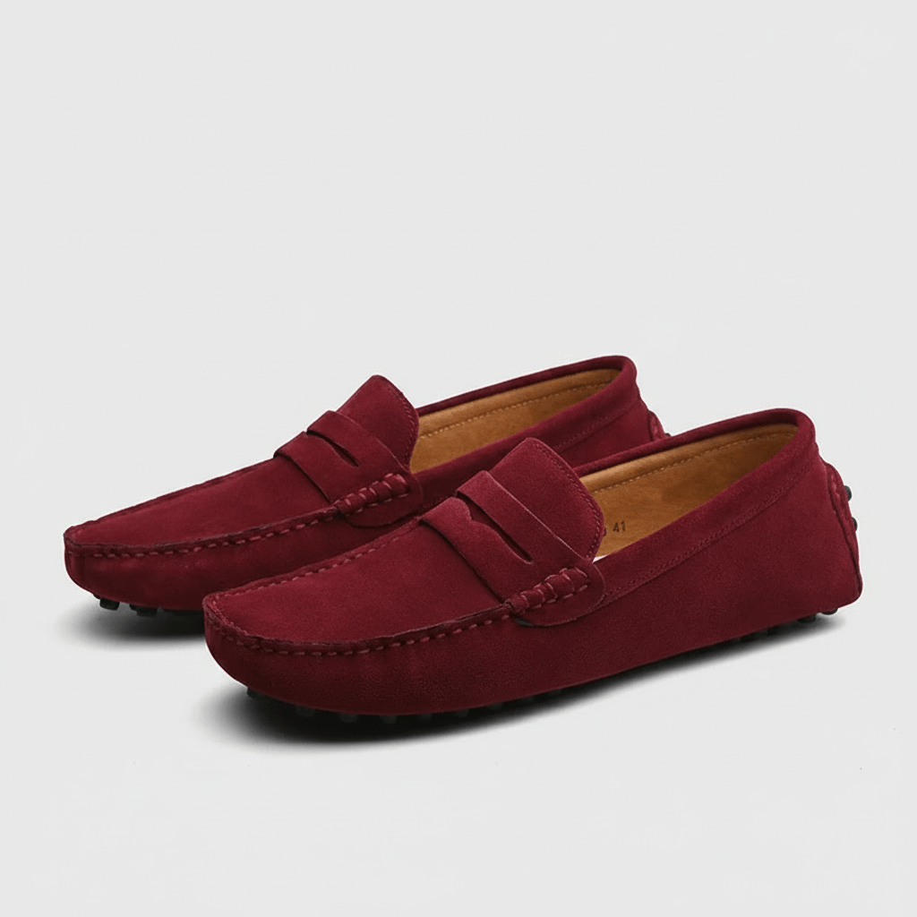Darren Classic Driving Loafers with Flexible Grip Sole