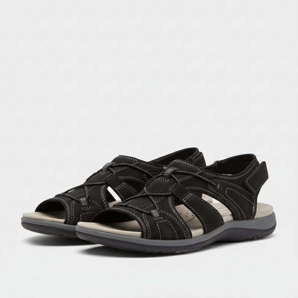 Dixie Comfort Support Sandals with Adjustable Straps