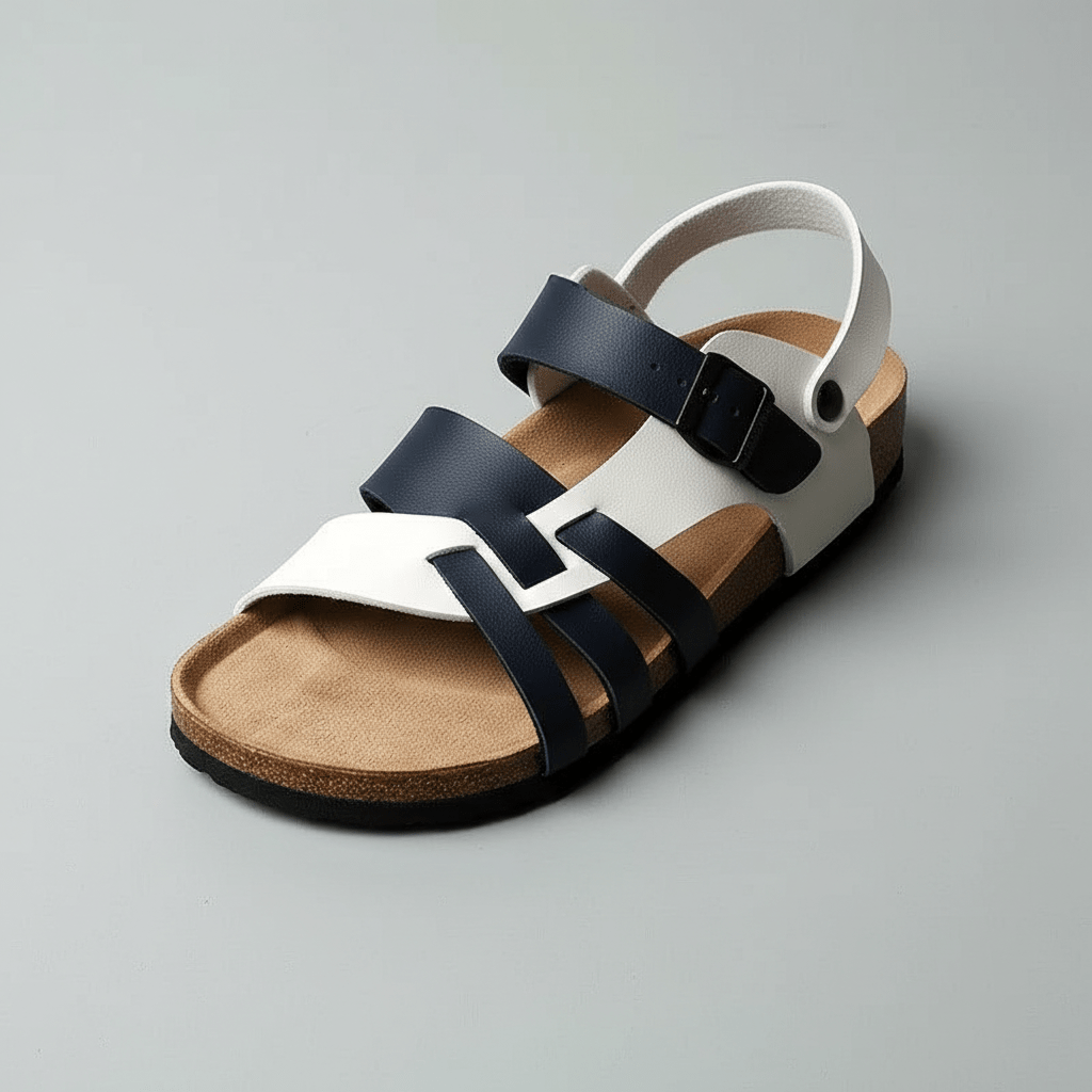 Gareth Buckle Strap Sandals Open Toe Comfort Sandals
