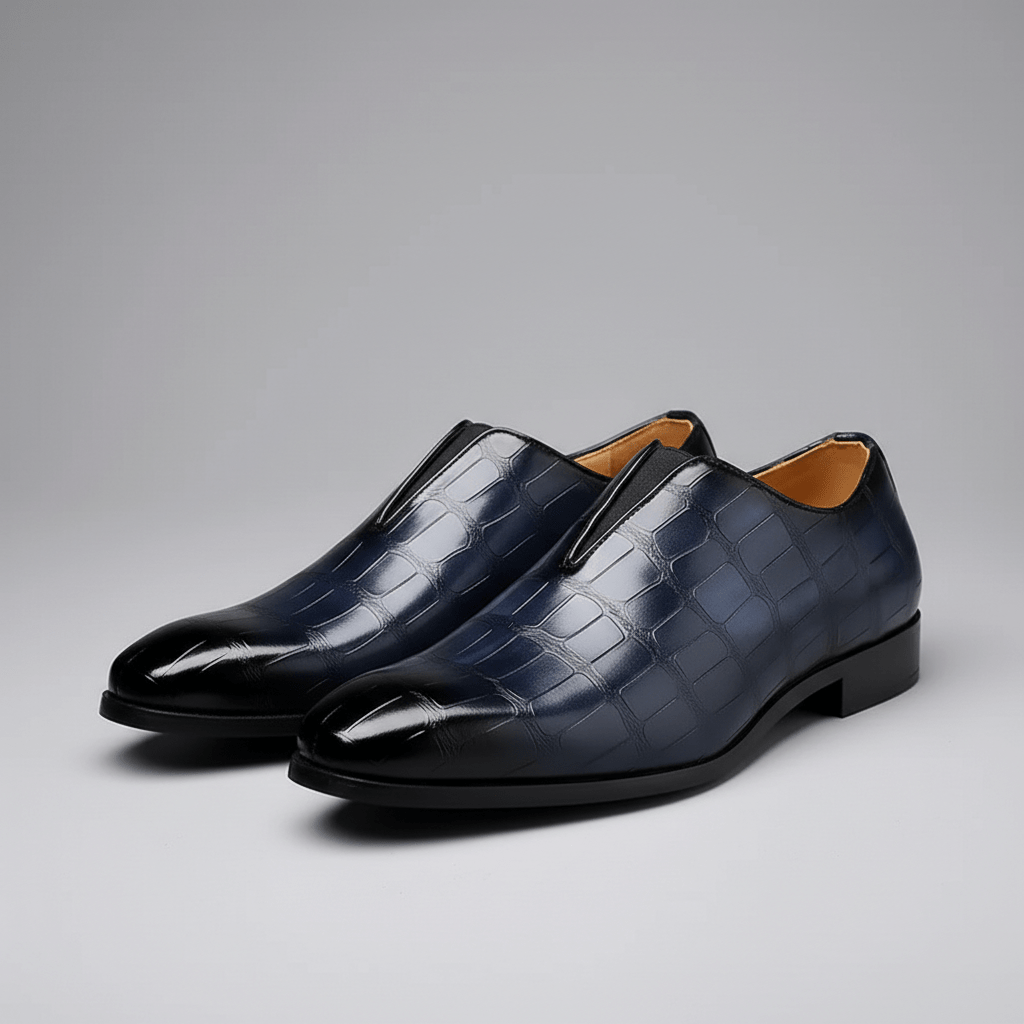 Granville Formal Slip-On Loafers with Structured Sole