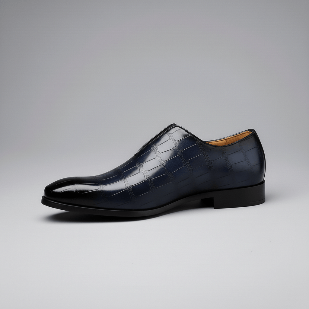 Granville Formal Slip-On Loafers with Structured Sole