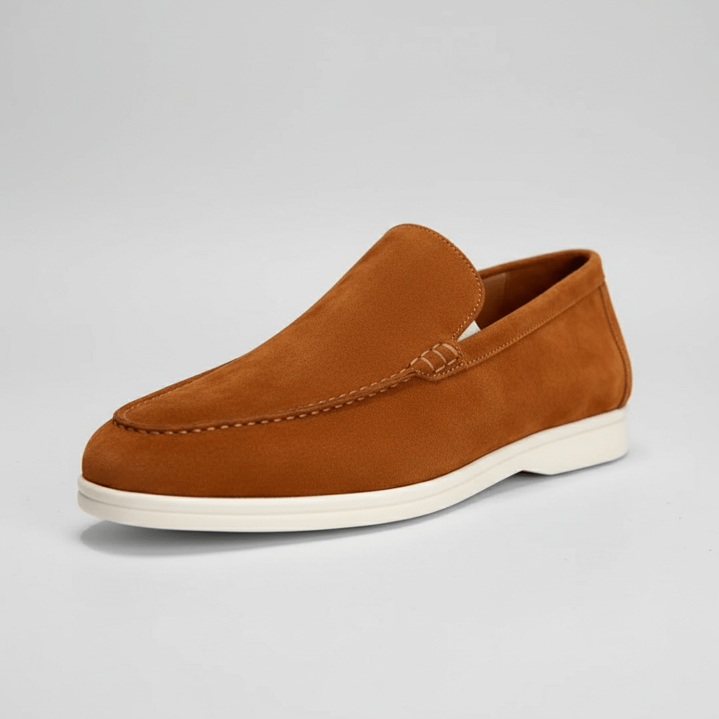 Grayson Minimal Slip-On Loafers with Lightweight Comfort Sole