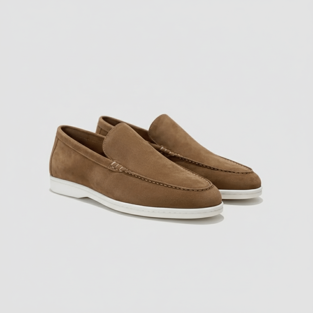 Grayson Minimal Slip-On Loafers with Lightweight Comfort Sole