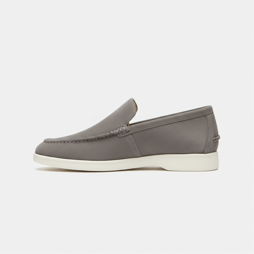 Grayson Minimal Slip-On Loafers with Lightweight Comfort Sole