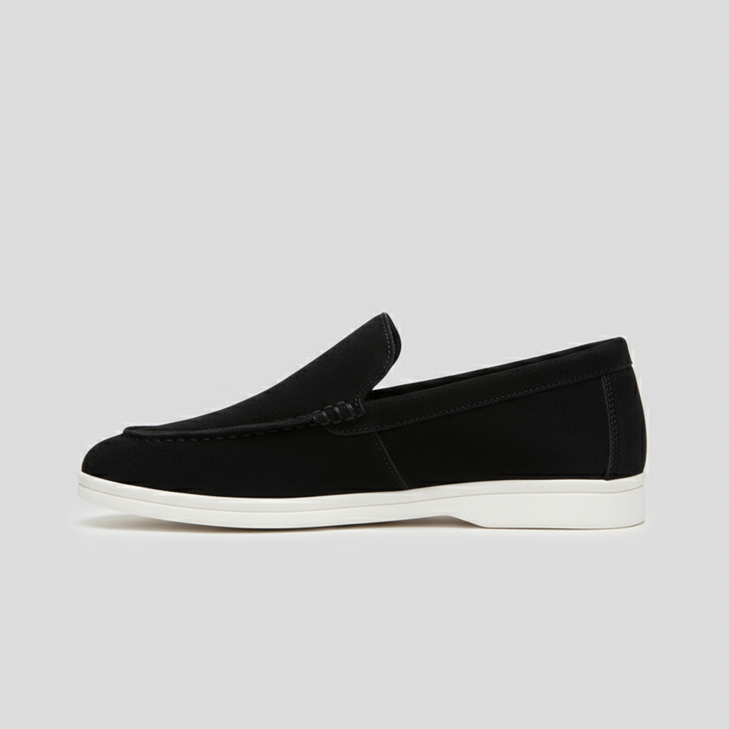 Grayson Minimal Slip-On Loafers with Lightweight Comfort Sole