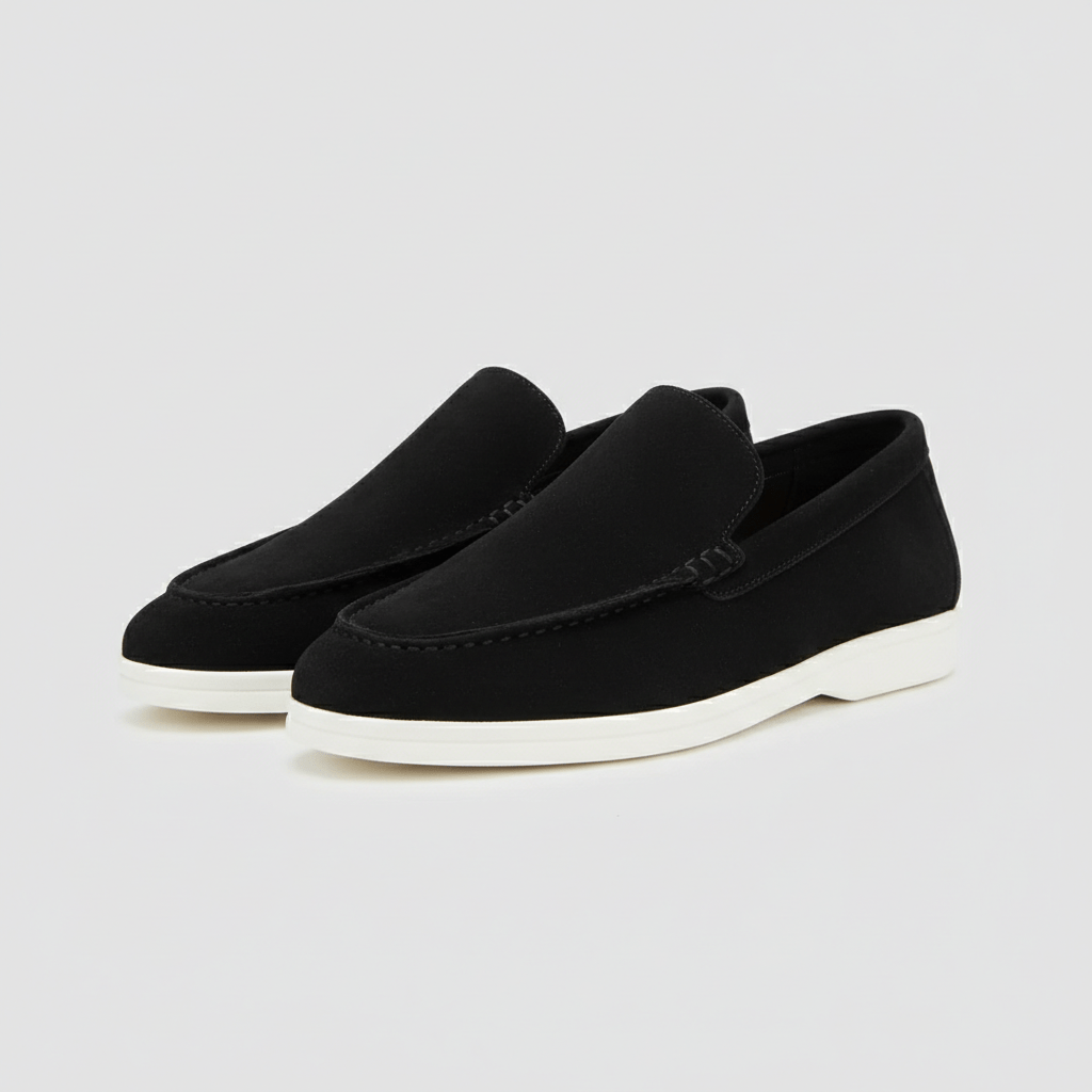Grayson Minimal Slip-On Loafers with Lightweight Comfort Sole