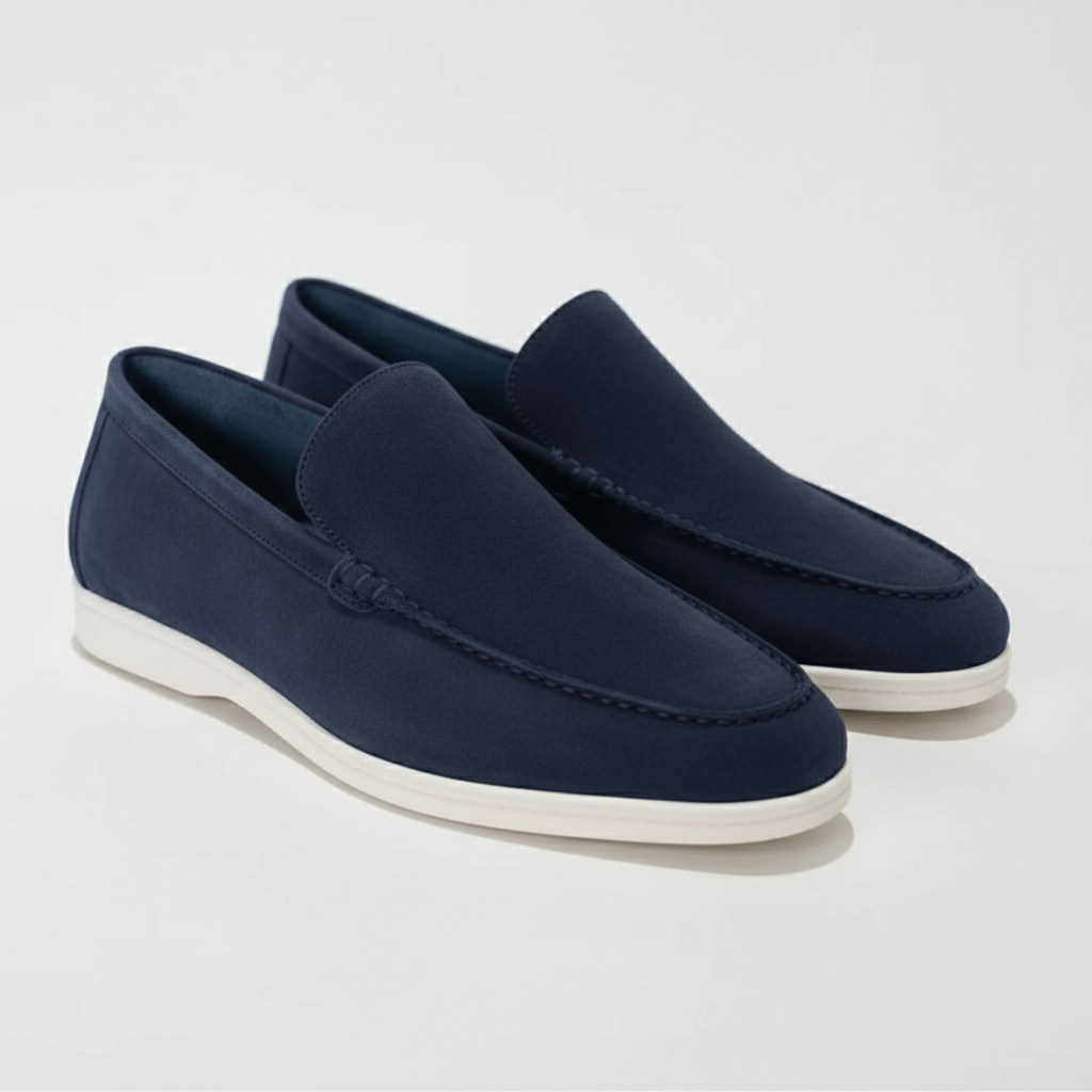 Grayson Minimal Slip-On Loafers with Lightweight Comfort Sole