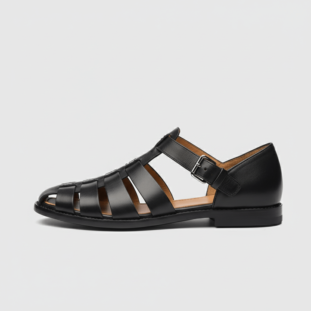 Hampton Closed Toe Fisherman Sandals Buckle Strap Sandals