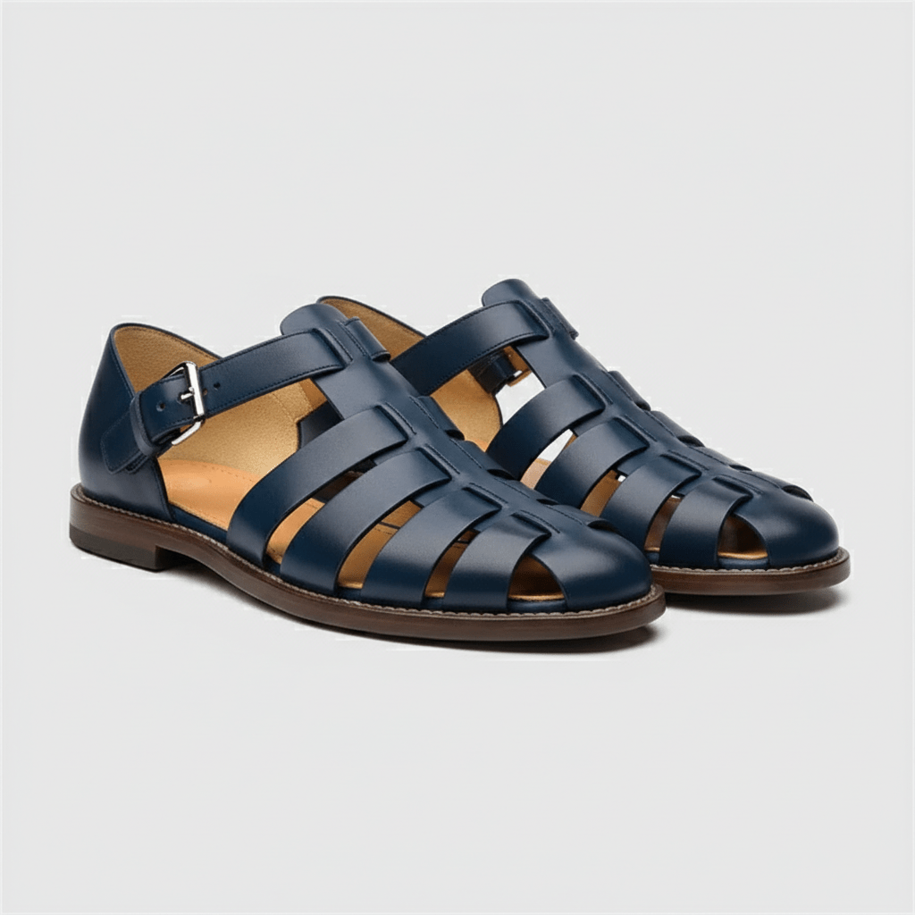 Hampton Closed Toe Fisherman Sandals Buckle Strap Sandals