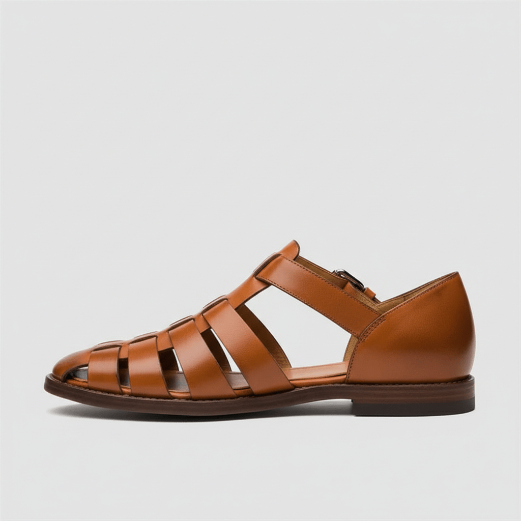 Hampton Closed Toe Fisherman Sandals Buckle Strap Sandals