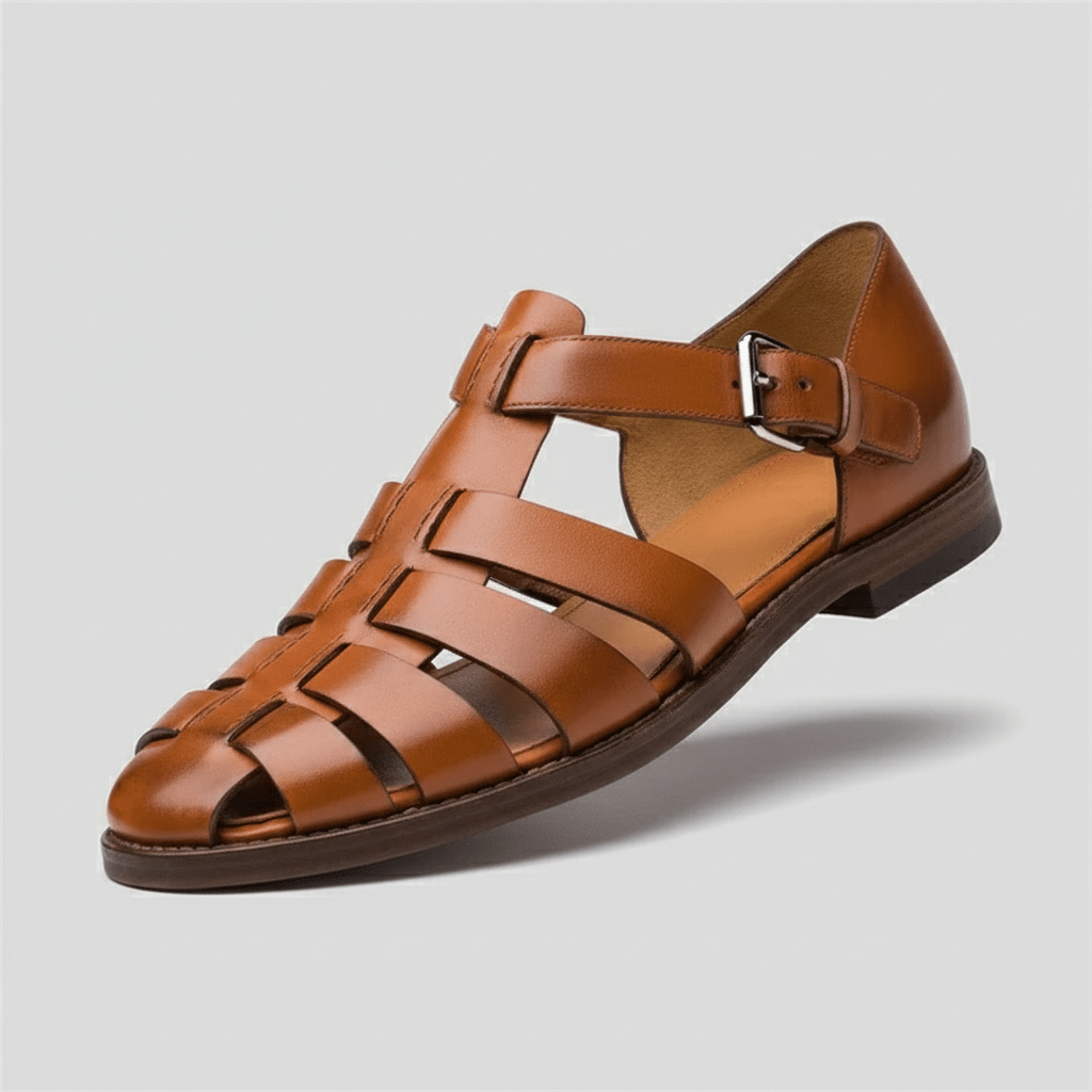 Hampton Closed Toe Fisherman Sandals Buckle Strap Sandals