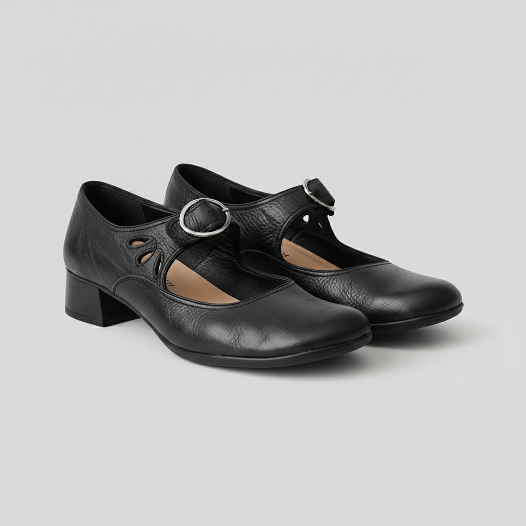 Harlow Elegant Buckle Sandals – Classic Comfort Style