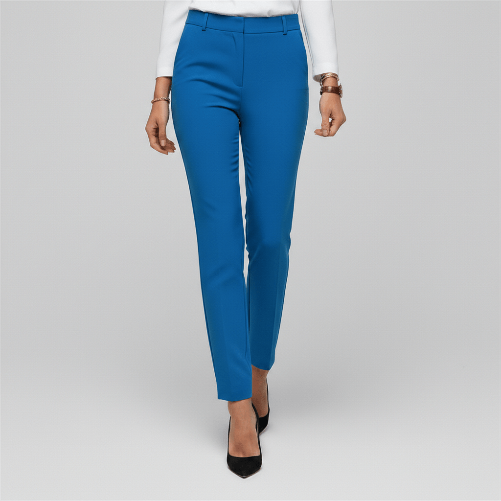 Henley Two Piece Set Double-Breasted Blazer and Tailored Pants