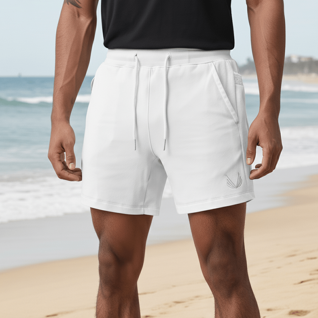 Herbert Drawstring Sport Shorts with Side Slip Pockets