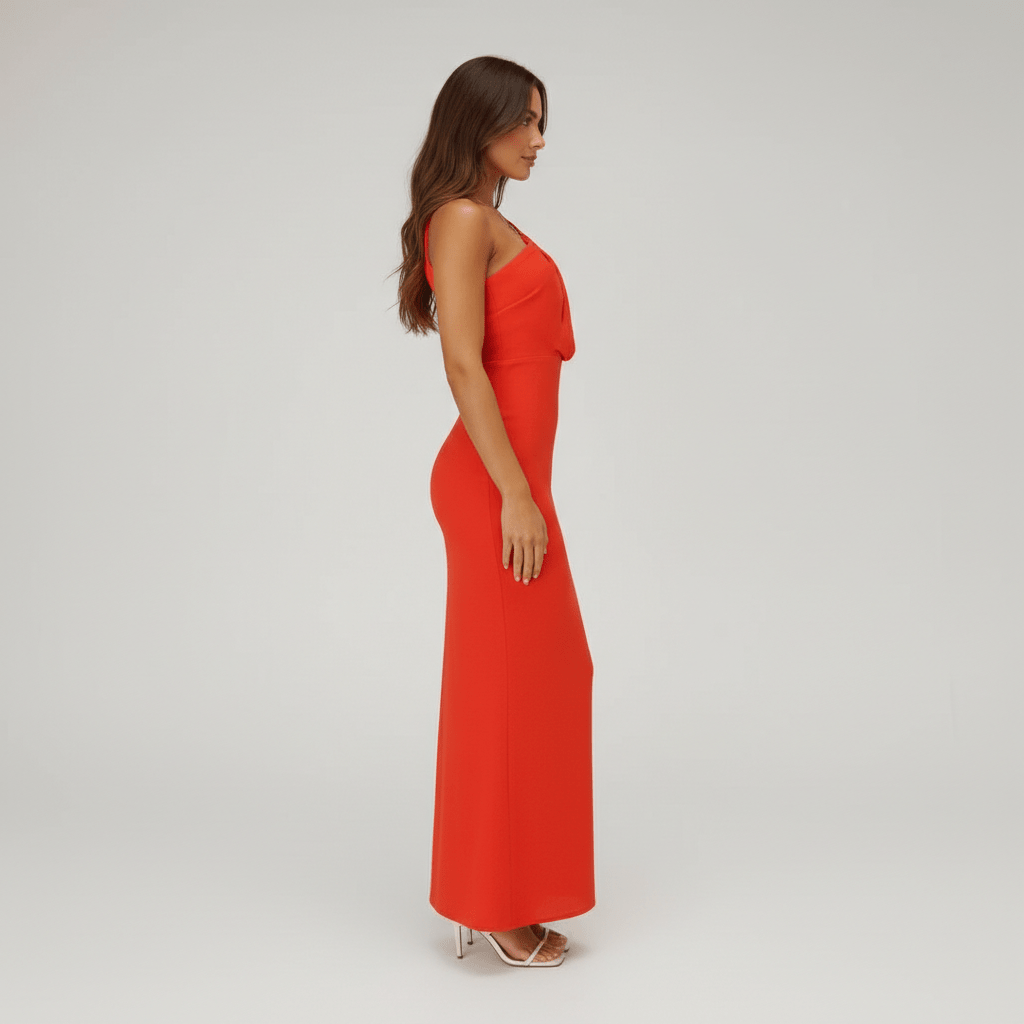 Juliana Elegant Satin Wedding Guest Dress