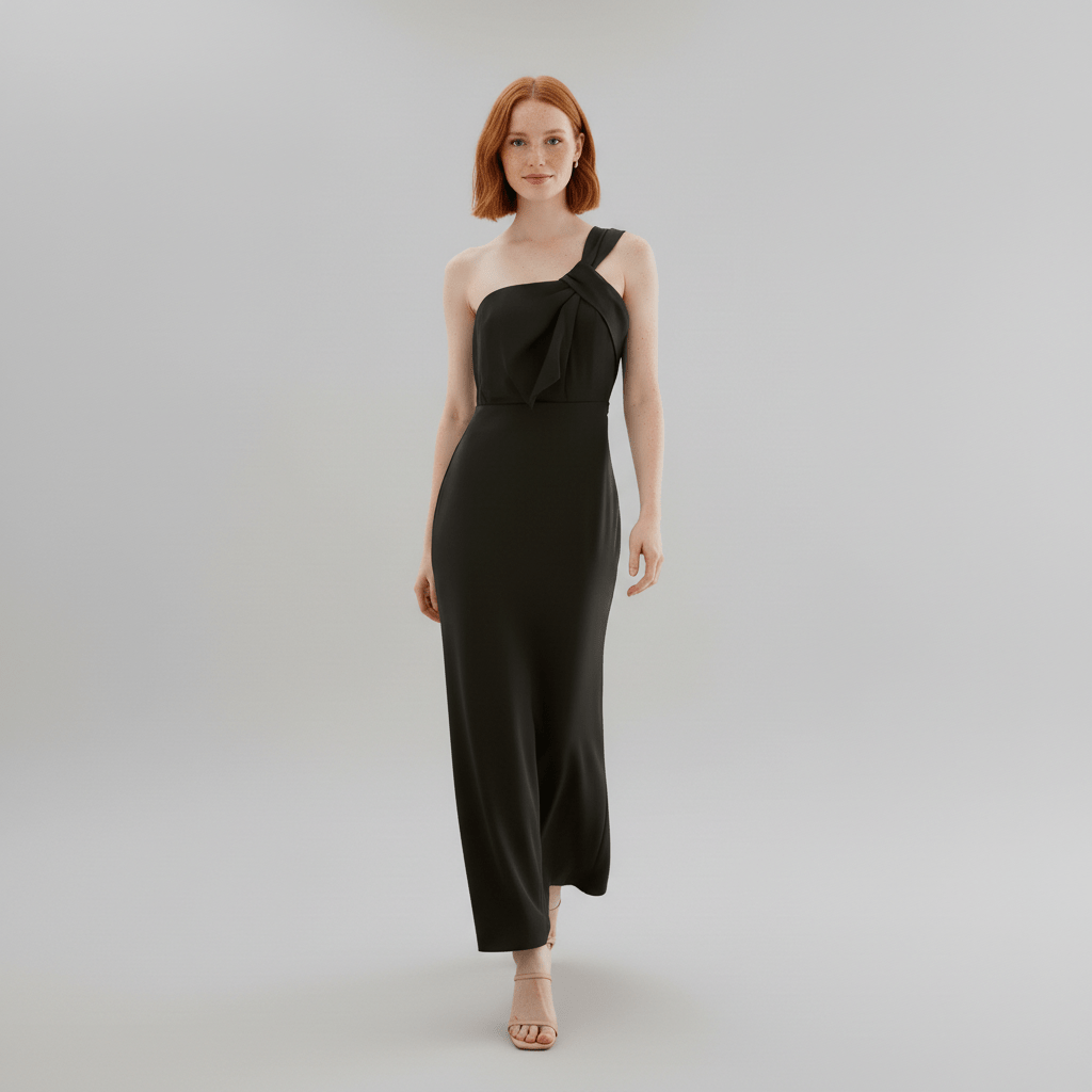 Juliana Elegant Satin Wedding Guest Dress