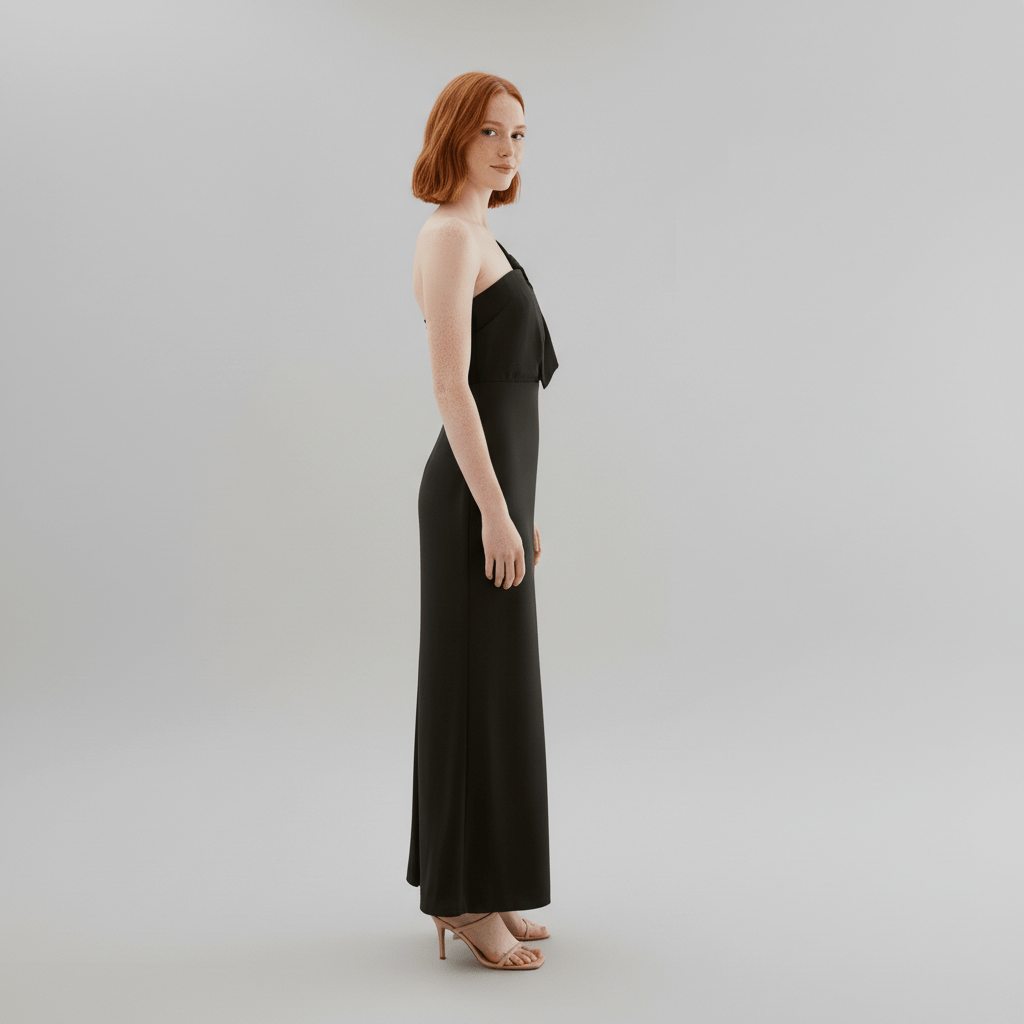 Juliana Elegant Satin Wedding Guest Dress