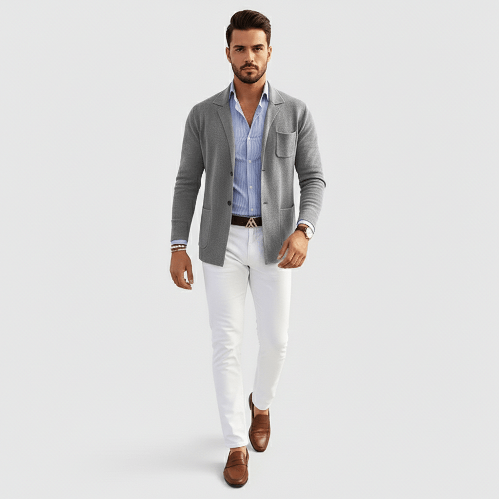 Kai Single Breasted Blazer Casual Tailored Blazer