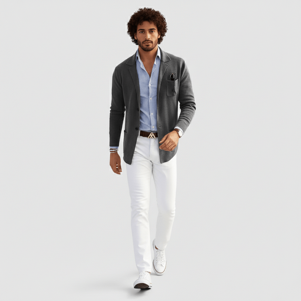 Kai Single Breasted Blazer Casual Tailored Blazer
