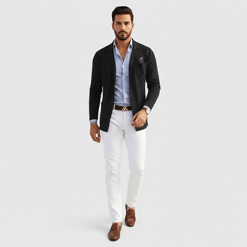 Kai Single Breasted Blazer Casual Tailored Blazer