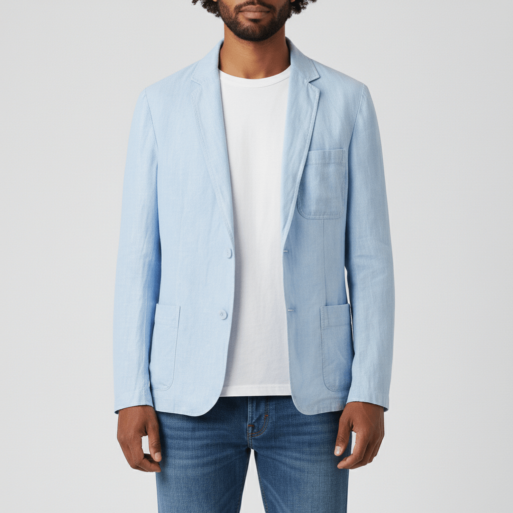 Langston Lightweight Blazer for Men Casual Two Button Blazer