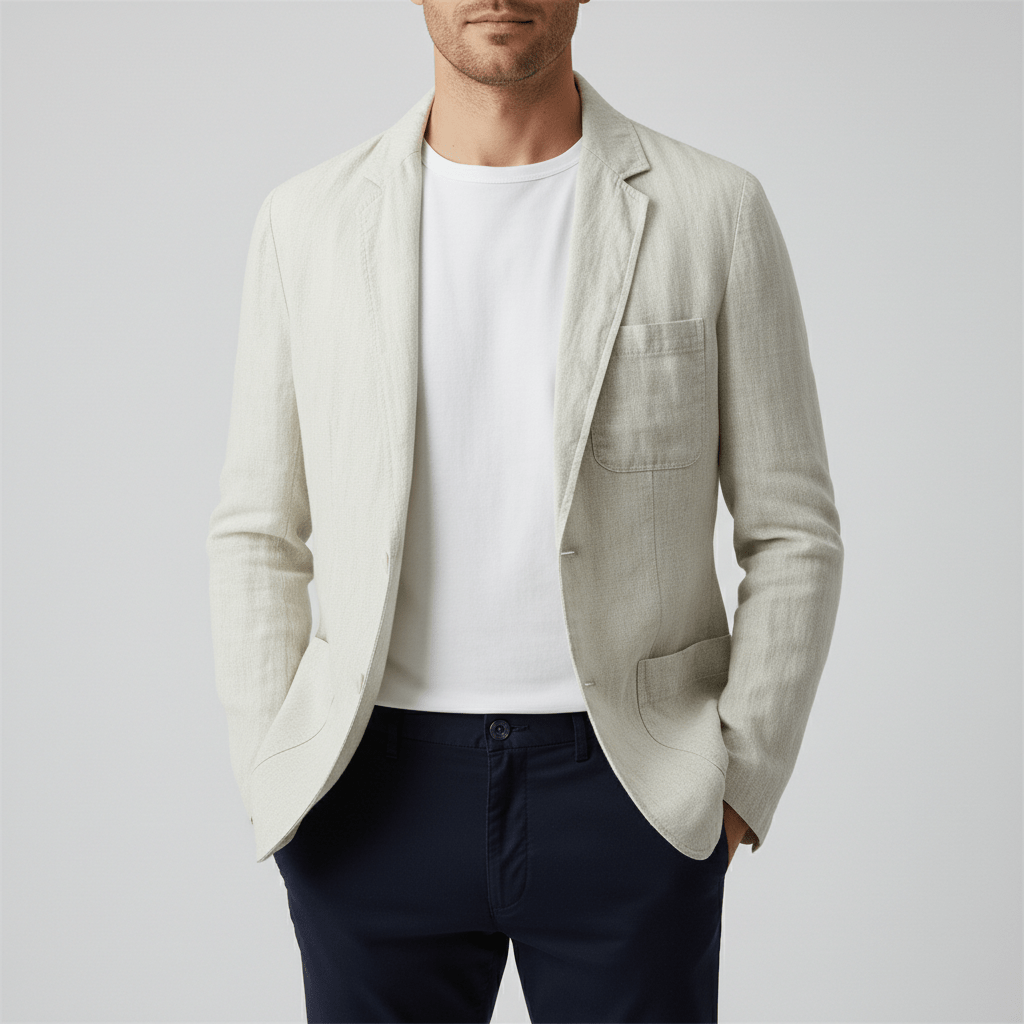 Langston Lightweight Blazer for Men Casual Two Button Blazer