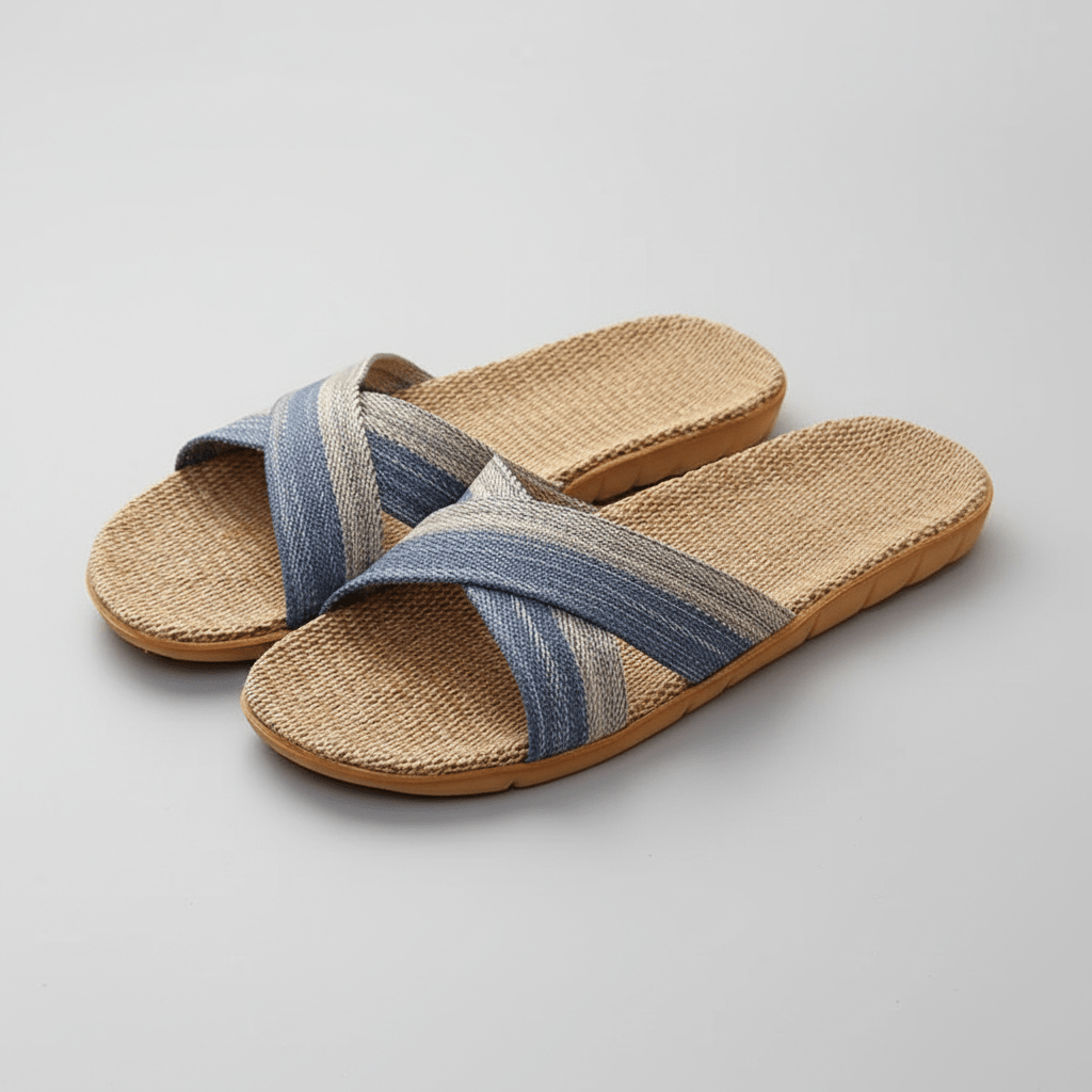 Lionel Cross Strap Slide Sandals Slip On Sandals
