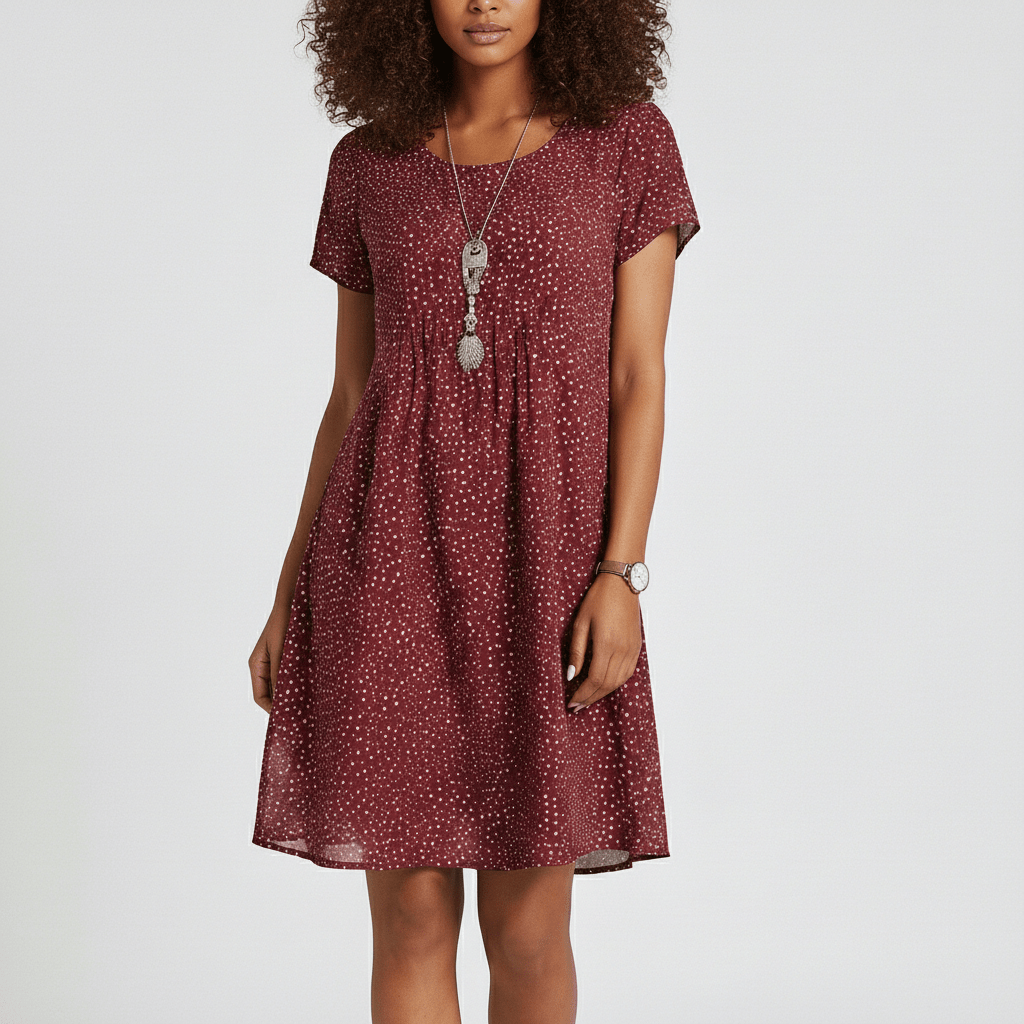 Lumi Casual Floral Midi Dress