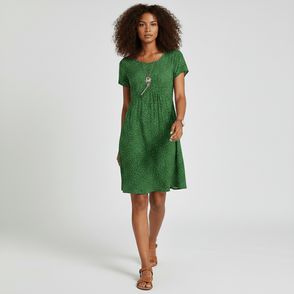 Lumi Casual Floral Midi Dress