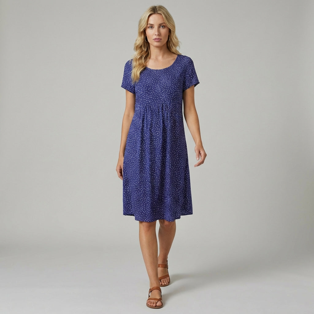 Lumi Casual Floral Midi Dress