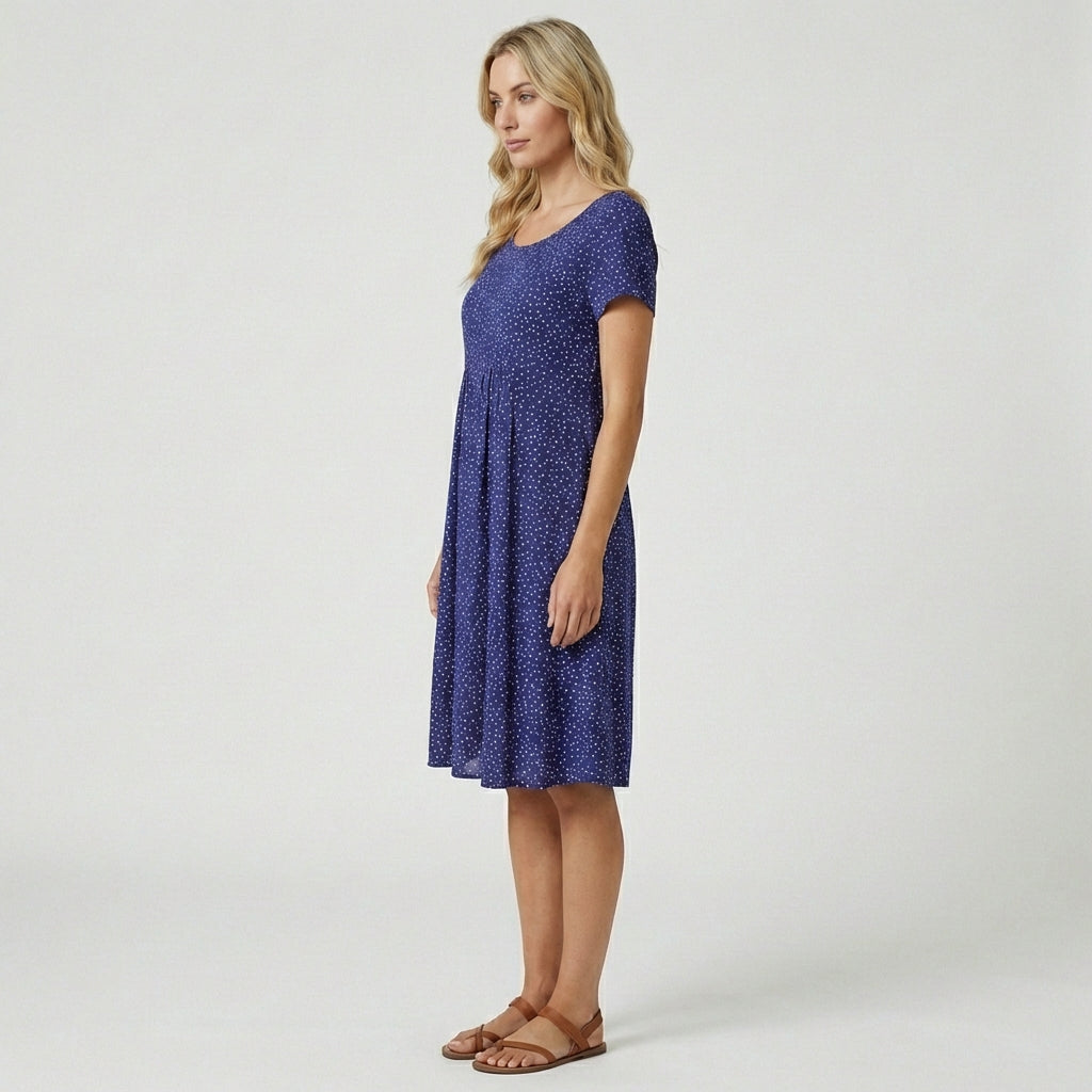 Lumi Casual Floral Midi Dress