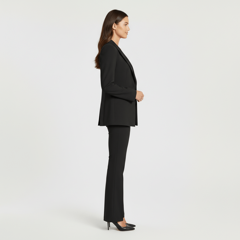 Noreen Two Piece Set Blazer, Top and Flared Pants