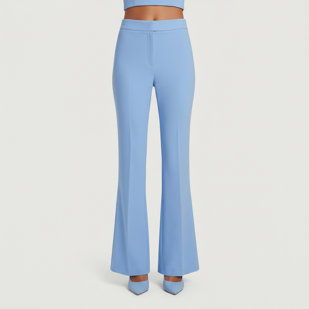Noreen Two Piece Set Blazer, Top and Flared Pants