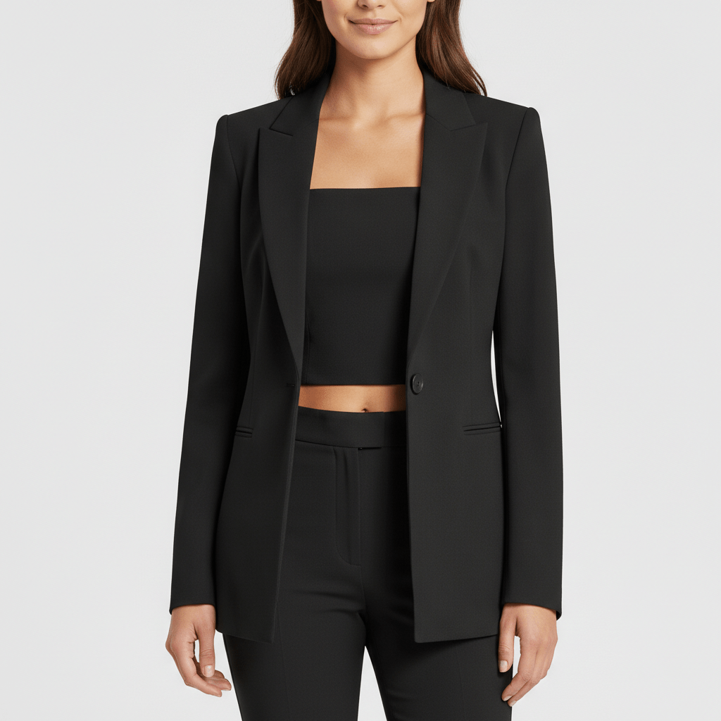 Noreen Two Piece Set Blazer, Top and Flared Pants
