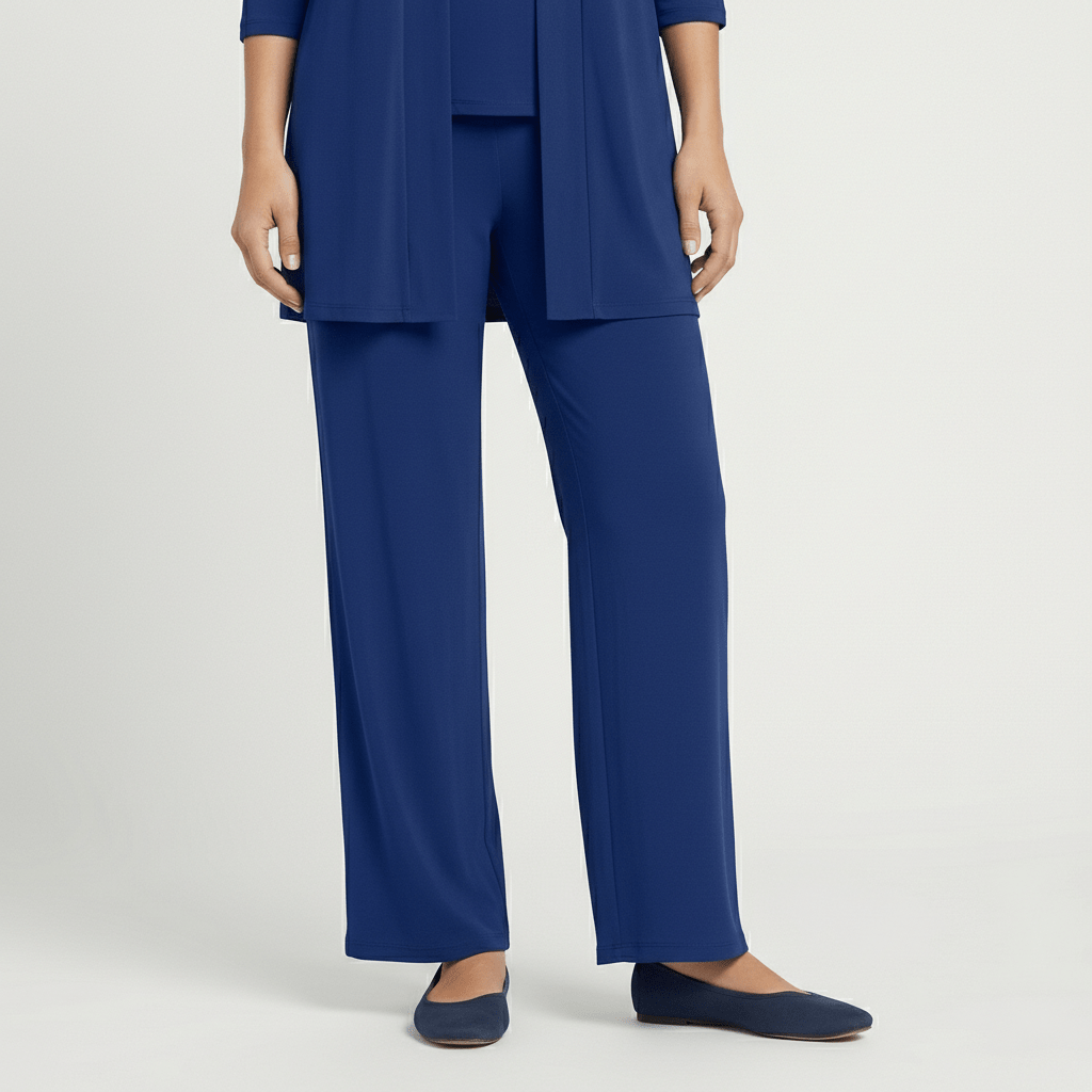 Ruth Two Piece Set Open Front Cardigan and Wide-Leg