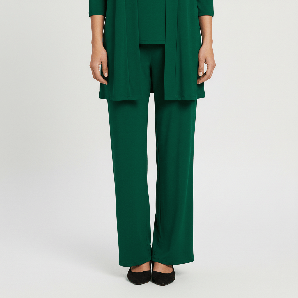 Ruth Two Piece Set Open Front Cardigan and Wide-Leg