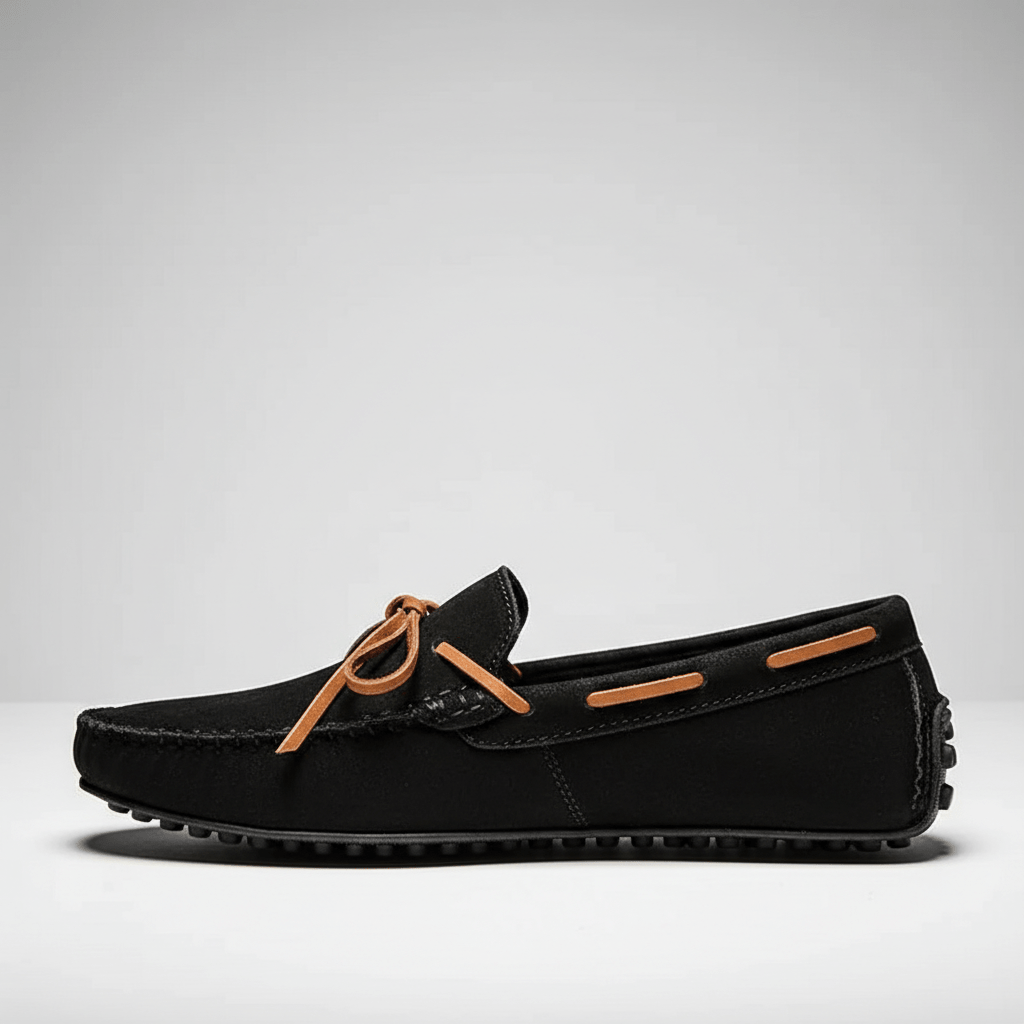 Trevor Bow Detail Driving Loafers with Flexible Grip Sole
