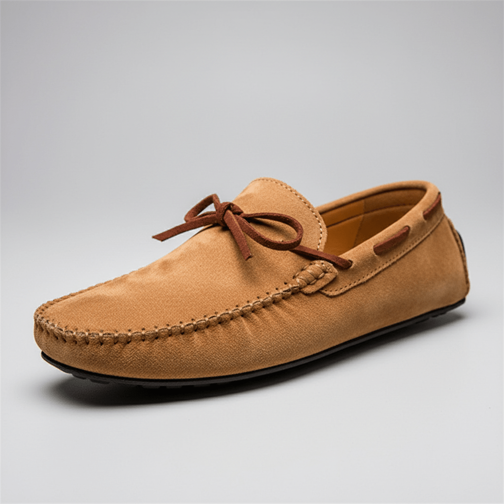 Trevor Bow Detail Driving Loafers with Flexible Grip Sole