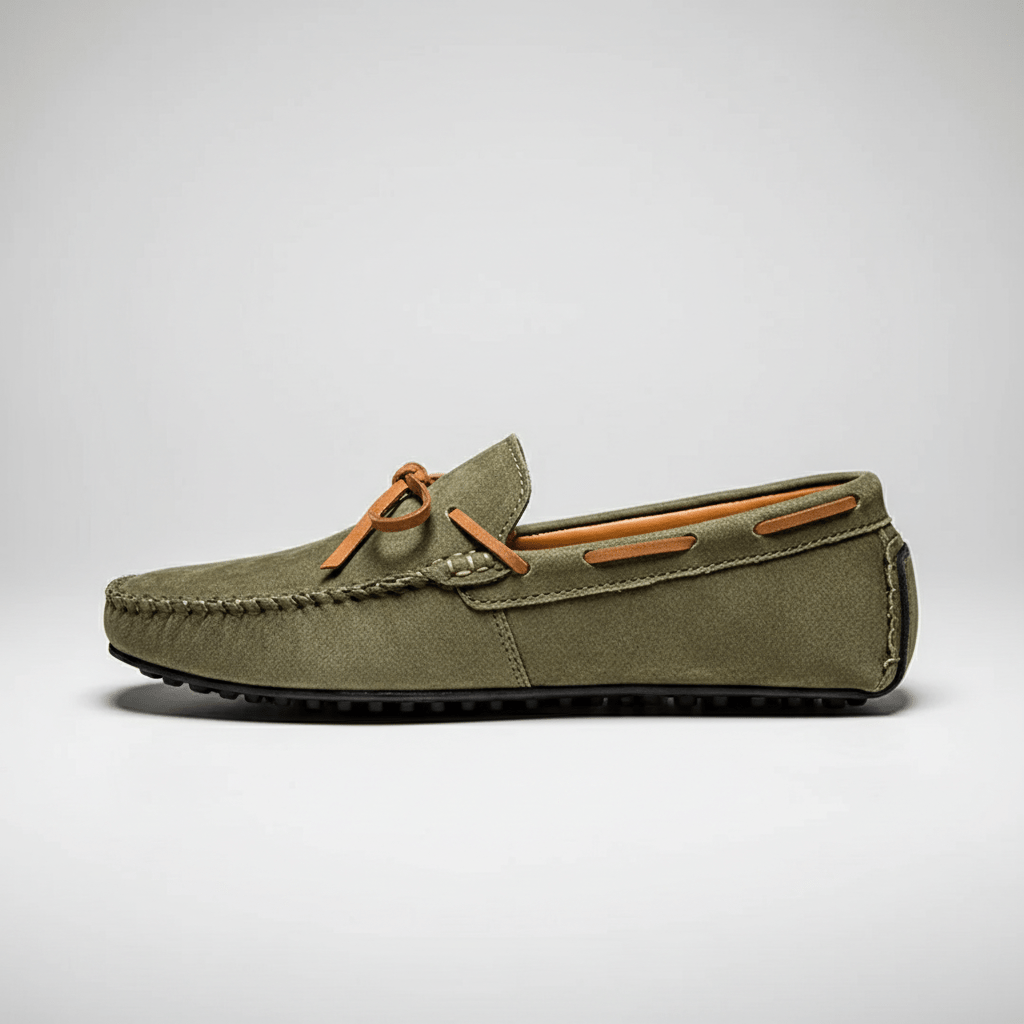 Trevor Bow Detail Driving Loafers with Flexible Grip Sole