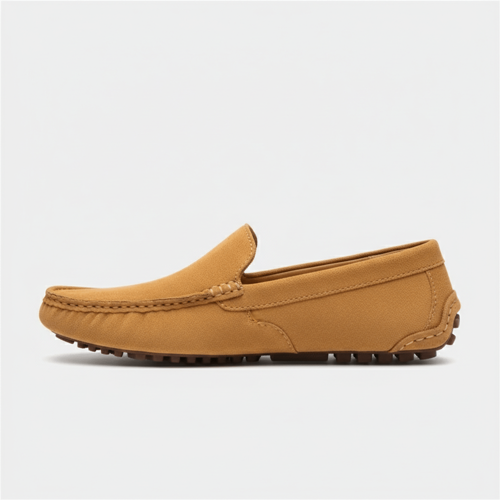 Zachary Classic Slip-On Driving Loafers with Flexible Grip Sole