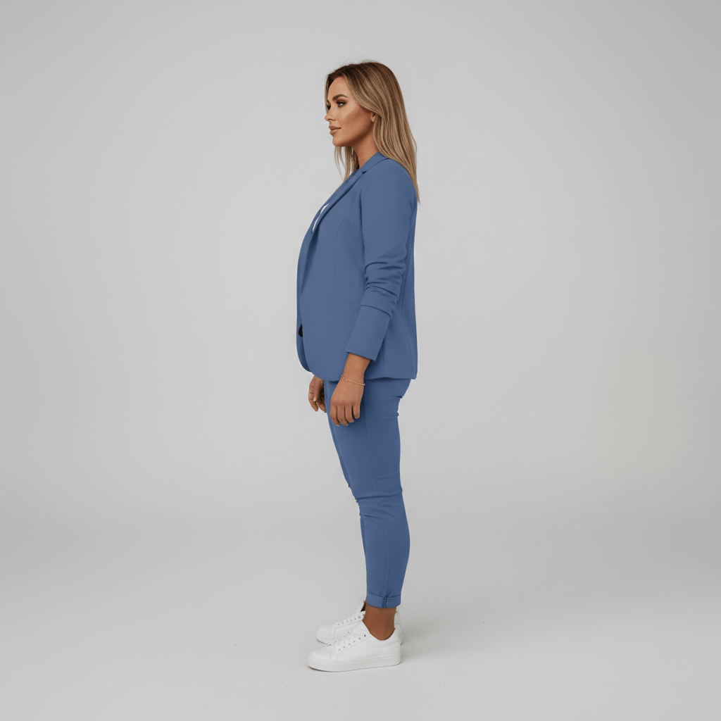 Zoya Two Piece Set Blazer and Jogger Pants